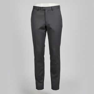 Louis Raphael Luxe Series Slim Fit Dress Pants - Charcoal Gray - 32x32